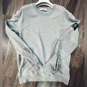 STONE ISLAND XL Crewneck pullover 23.60” Armpit to Armpit 100% Cotton w/SI Patch